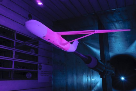 nasa pink plane