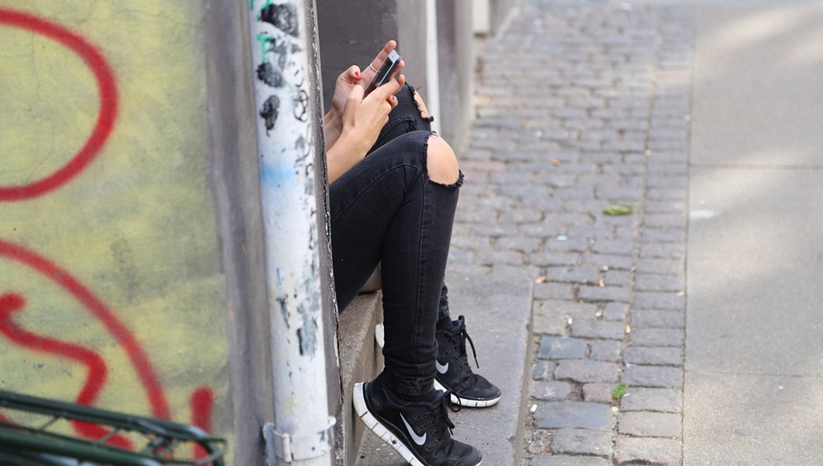 Teen girl mobile
