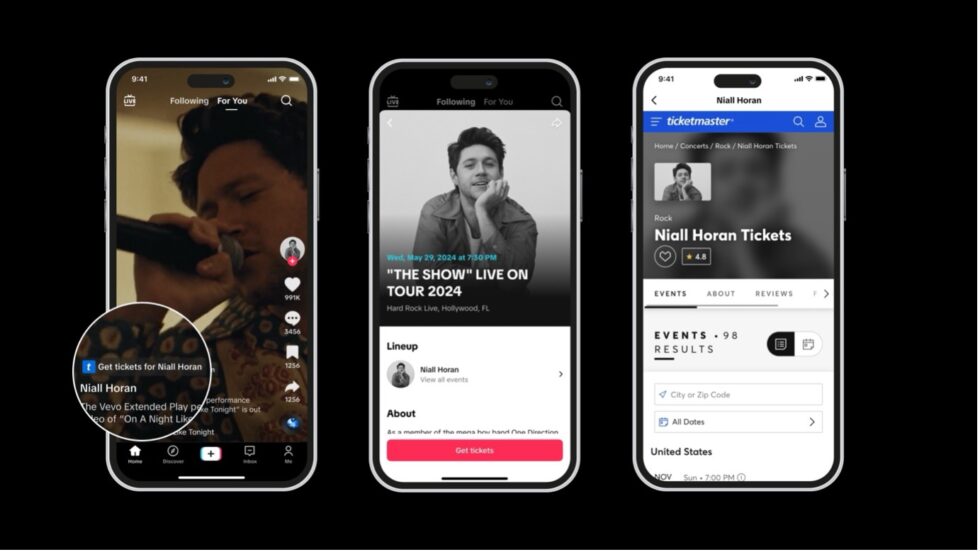 TikTok expands Ticketmaster partnership across 20 markets