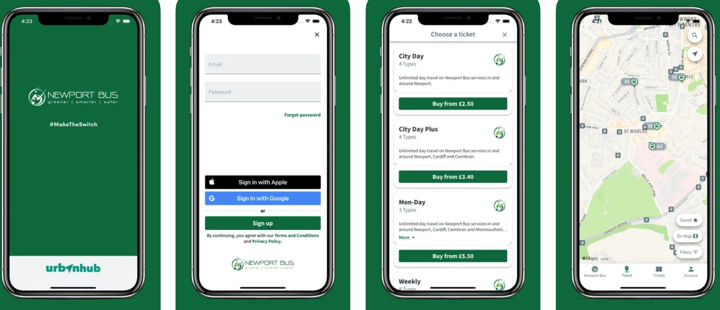 UrbanThings and Littlepay roll out mobile payments on Newport Bus and Ipswich Buses apps