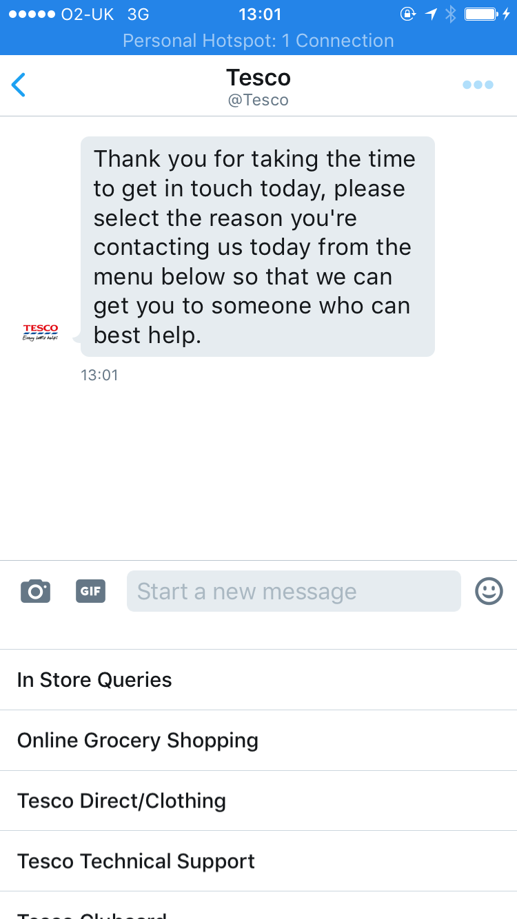 Twitter chatbot